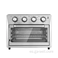 Horno de freidora de aire 25l con material de acero inoxidable